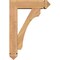 Ekena Millwork Legacy Arts and Crafts Smooth Bracket w/ Offset Brace, Western Red Cedar, 5 1/2"W x 18"D x 26"H BKT0604X18X26LEC03SWR - alternate 2